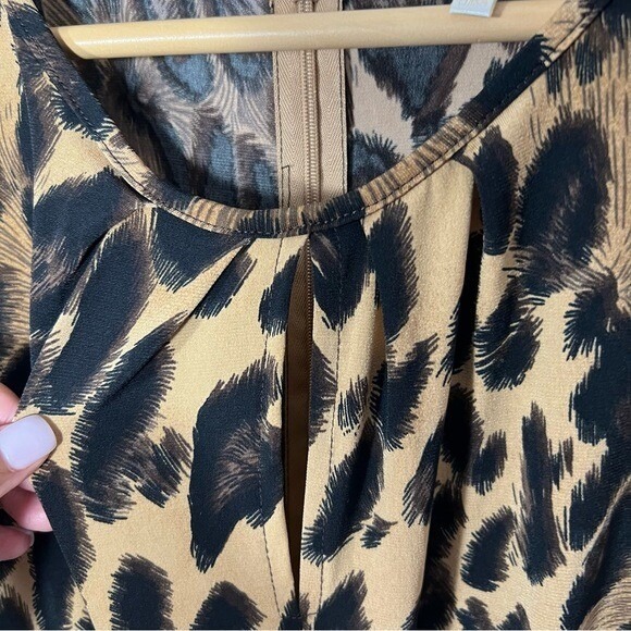 HOT IN HOLLYWOOD Leopard Dress Size Medium - Picture 10 of 10